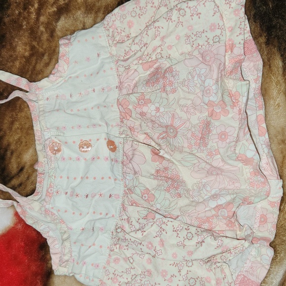 Pink Floral Baby Tank Top - Picture 2 of 2